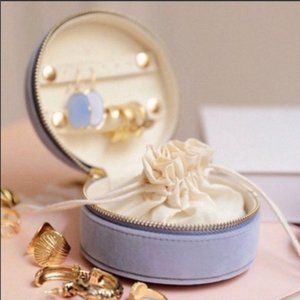 Sezane Velvet Jewelry Case